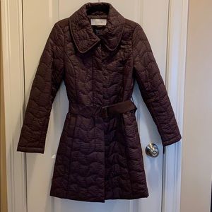 T Tahari Quilted Coat